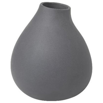 Blomus Nona 6.7x5.9" Vase, Pewter