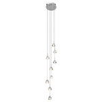 Elan Lighting - Elan Lighting 83048 Eisa - Nine Light Spiral Pendant - Canopy Included: Yes  Shade IncEisa Nine Light Spir Chrome Flame Polishe *UL Approved: YES Energy Star Qualified: n/a ADA Certified: n/a  *Number of Lights: 9-*Wattage:20w G4 bulb(s) *Bulb Included:Yes *Bulb Type:G4 *Finish Type:Chrome