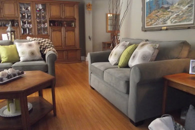 Inspiration for a timeless living room remodel in Toronto