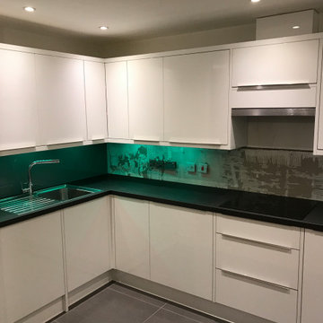 Modern Gloss white kitchen