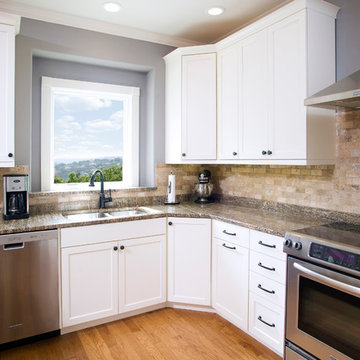 Traditional White Kitchen – MDF Paint