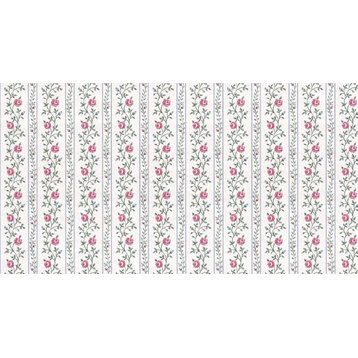 Modern Non-Woven Wallpaper For Accent Wall - Floral Wallpaper 60031CJ, Roll