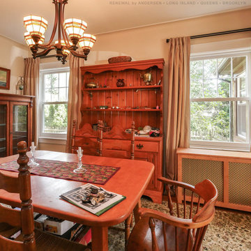Country Style Dining Room with New Windows - Renewal by Andersen Long Island, Qu