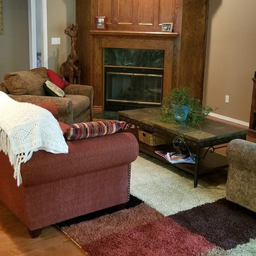 Maple Flooring with Gunstock Stain