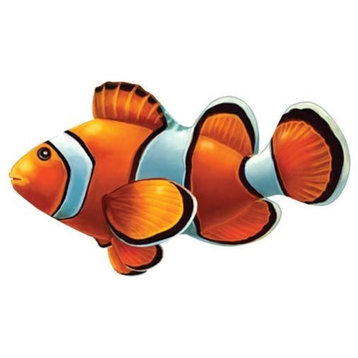 Clown Fish Porcelain Swimming Pool Mosaic 8"x4"