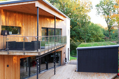 Inspiration for a modern exterior home remodel in Gothenburg
