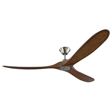 3 Blade Ceiling Fan Handheld Control in Contemporary Style - 70 Inches Wide by