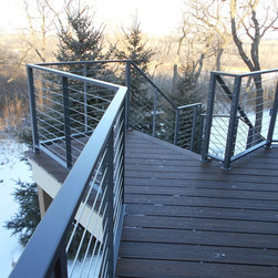Exterior Cable Railings - Stair Parts