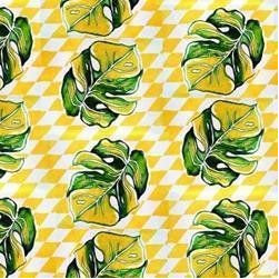 Tropical Leaf Fabric Design with THREE Coordinates. - Outdoor Fabric