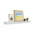 Corona Crown Molding Floating Wall Shelf, White, 36"