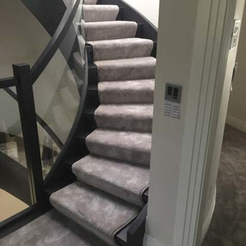 Installing Carpet to Stairs in West London