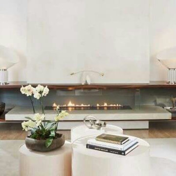 Interior Design Ethanol Fireplaces with Remote control