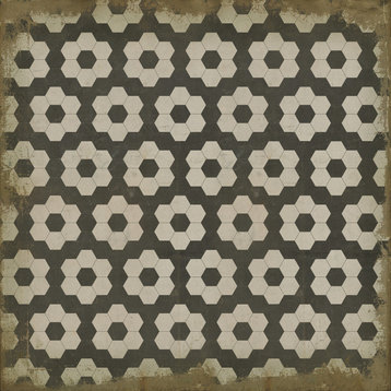 Pattern 02 Resonance 36x36 Vintage Vinyl Floorcloth