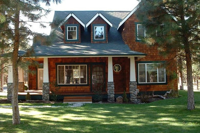 Arts and crafts exterior home photo in Other