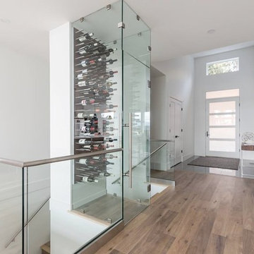 Glass Enclosed Wine Cellars