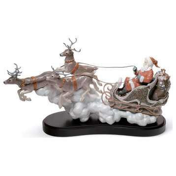 Lladro Santa's Midnight Ride Figurine 01001938