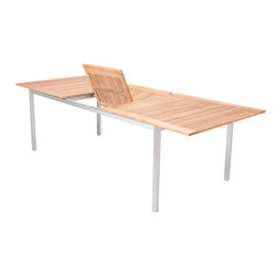 AuthenTEAK Stainless Collection - Outdoor Dining Tables
