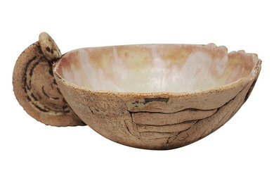 Decorative Ceramic Bowl With Handle