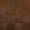 Kontiki Interlocking Deck Tiles, Brown