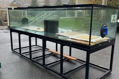The JKFish croc squad in full effect with a new 1200 gallon home