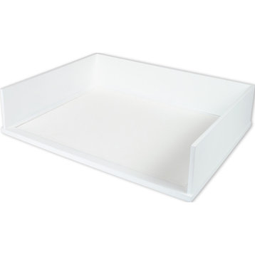 Stacking Letter Tray, White