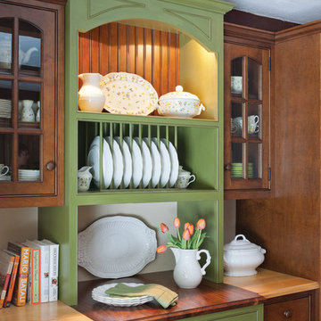 Mixed Wood Butler's Pantry Countertops
