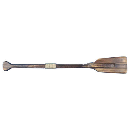 Wooden Westminster Decorative Squared Rowing Boat Oar With Hooks, 24"