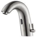 Vinnova Inc - Jumilla Automatic Sensor Touchless Bathroom Faucet, Satin Nickel - Good hygiene has never been more important than it is today. The Jumilla Touchless Faucet by Vinnova blends exceptional cleanliness with modern style, featuring hands-free operation and a sleek, streamlined appearance. Provide your family and guests with a healthier, effortless washing experience while accenting your bathroom's decor.