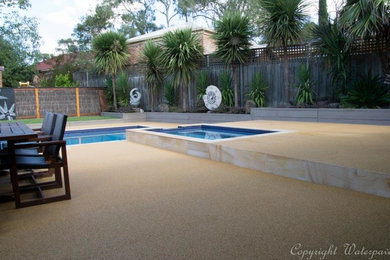 Photo of a modern garden in Melbourne.
