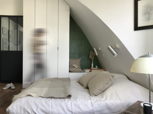 コンテンポラリー 寝室 by Agnès ADRIAN