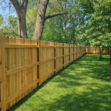 Cedar Backyard Privacy Fence