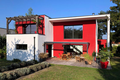 Idées déco pour une façade de maison.
