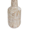Varaluz 445VA07B Takko 5.5"W Ceramic Floor Vase - Slate Brown / White