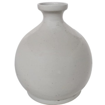 Jar Vase Bee White Handmade Hand-Crafted