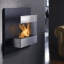 Planika 24'' x 24'' IMPULSE Wall Mounted Fireplace - Indoor Fireplaces