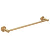 Dia 18 Inch Towel Bar with Mounting Hardware, Brushed Bronze