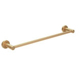 Symmons Industries - Dia 18 Inch Towel Bar with Mounting Hardware, Brushed Bronze - The quality and sleek design of the Symmons Dia Collection makes its bathroom hardware a great choice for modern bathrooms. The Dia 18 Inch Towel Bar comes with wall mounting hardware and instructions for a simple and sturdy installation. The bathroom towel bar is built primarily from brass and stainless steel and has a weight capacity of up to 50 pounds. Like all Symmons products, this 18 inch towel bar is backed by a limited lifetime consumer warranty and 10 year commercial warranty.