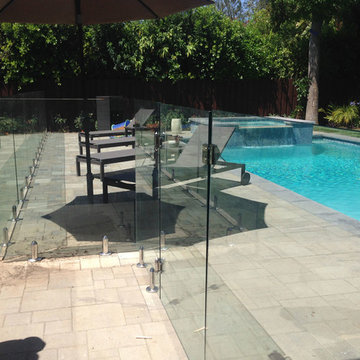 Glass Pool Fence- Sherman Oaks, CA