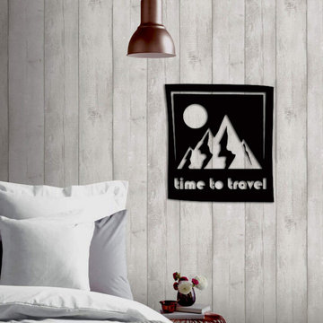 Time to travel quoted wall art