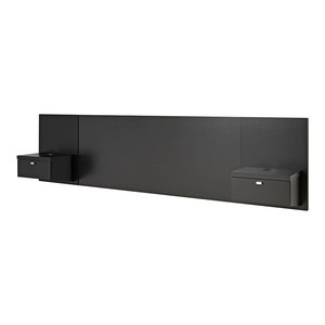Series 9 Designer Floating Headboard With Nightstands