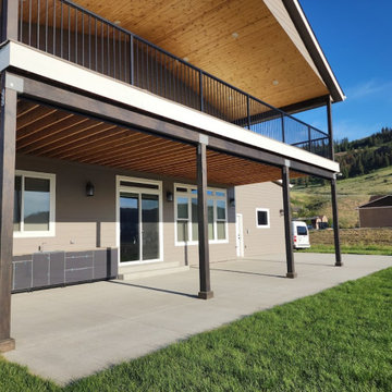 Motorized Retractable Screens for Large Patio - Overhead-Mounted on Balcony