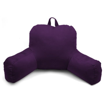 Porter Bedrest - Micro Suede Bed Rest Lounger, Purple