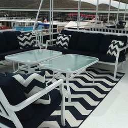 Into the blue house boat - Outdoor Sofas