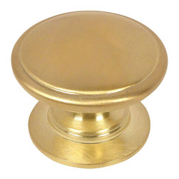 Cosmas - Cosmas 4702BB Brushed Brass Cabinet Knob - Cabinet And Drawer Knobs