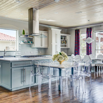 Colorful Contemporary: Kitchen