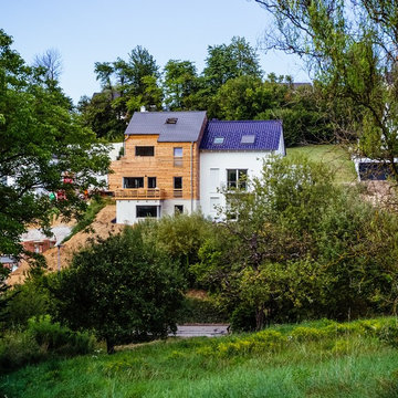Holzhaus Sinzheim: Ein Zuhause aus Holz in Split-Level-Bauweise