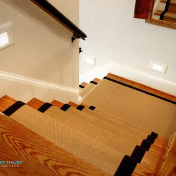 Stairs & Landing - Custom Foyer Rug & Stair Runner