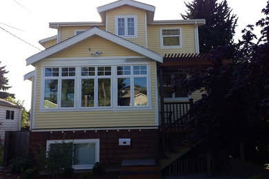 Traditional exterior home idea in Seattle