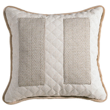 Herringbone Pocket Pillow