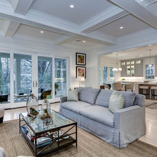 Colonial open floor plan